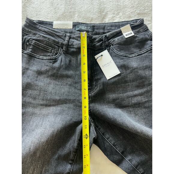 NWT Judy Blue Boyfriend Fit Cuffed Jeans Sz 16W Women’s JB88130 Black Pants NEW - Picture 15 of 16